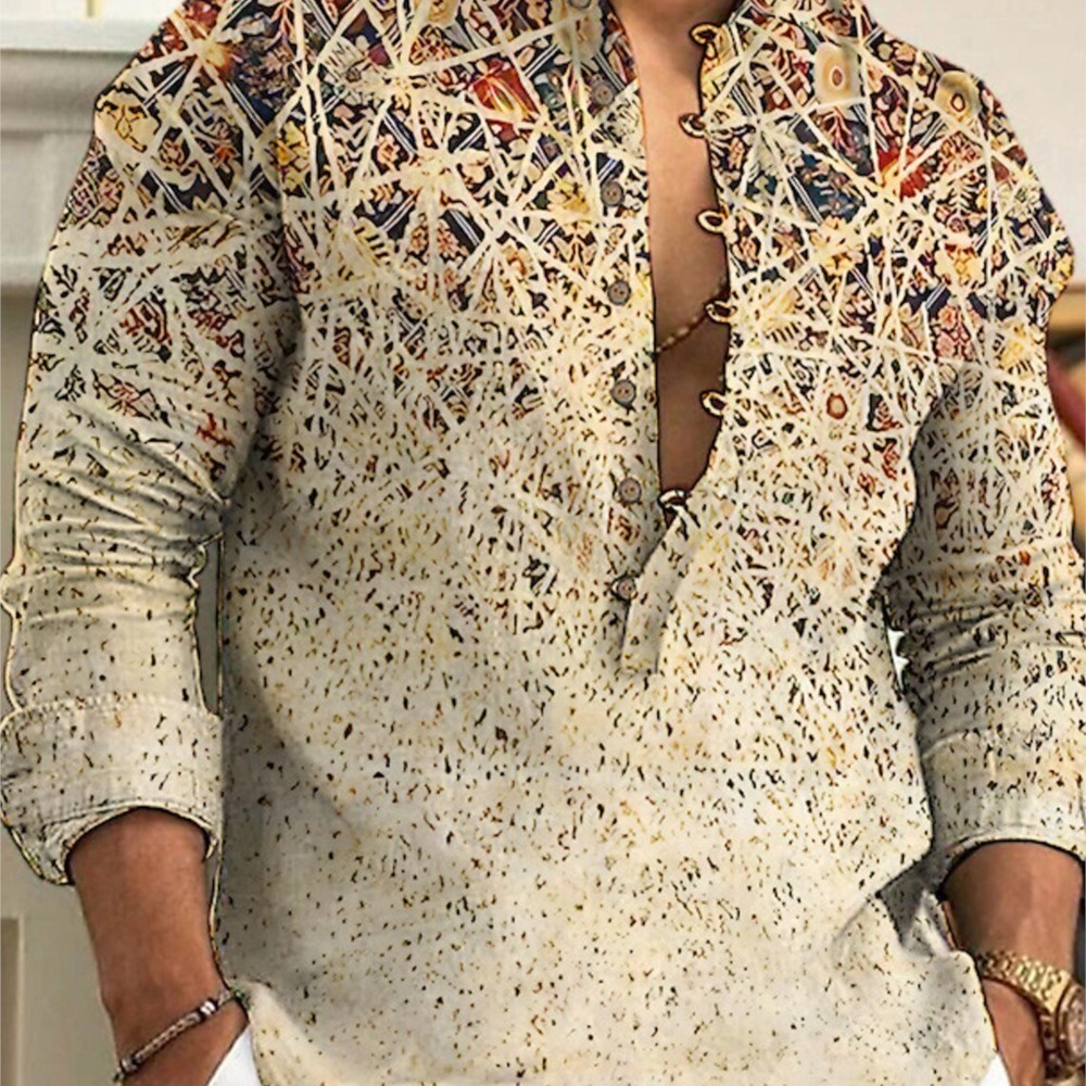 Street Fashion Graffiti - Chemise à manches longues pour hommes