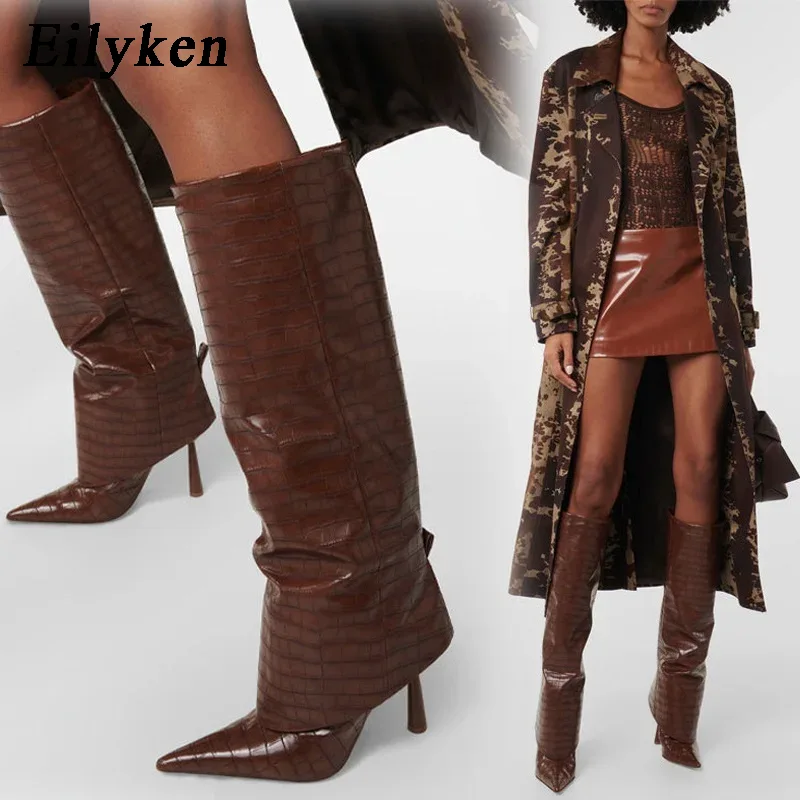 Street Fashion Ladies - Eilyken 2027 Bottes hautes pour femmes,
