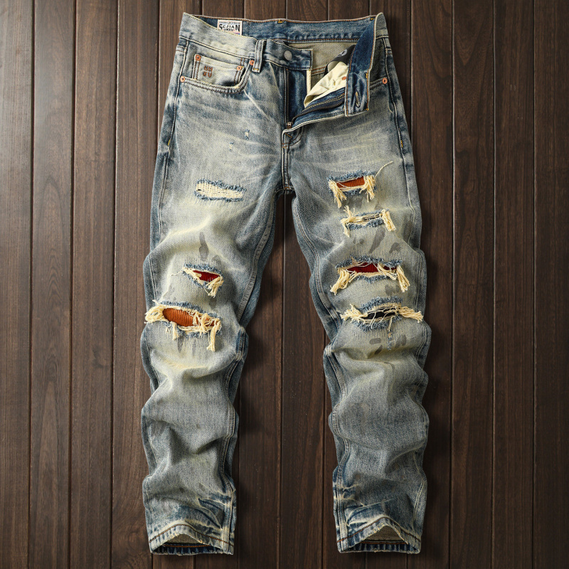 Street Fashion High End - Nouveau Jean Déchiré Homme 2026 –