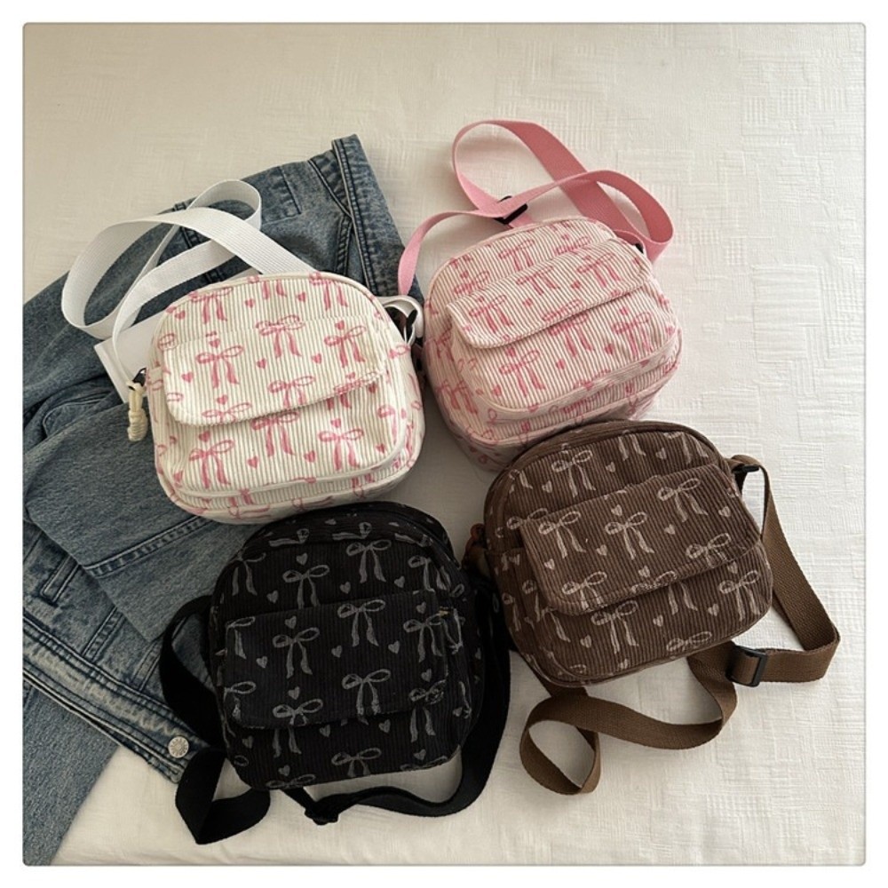 Street Fashion Korean - Petit sac à bandoulière en velours