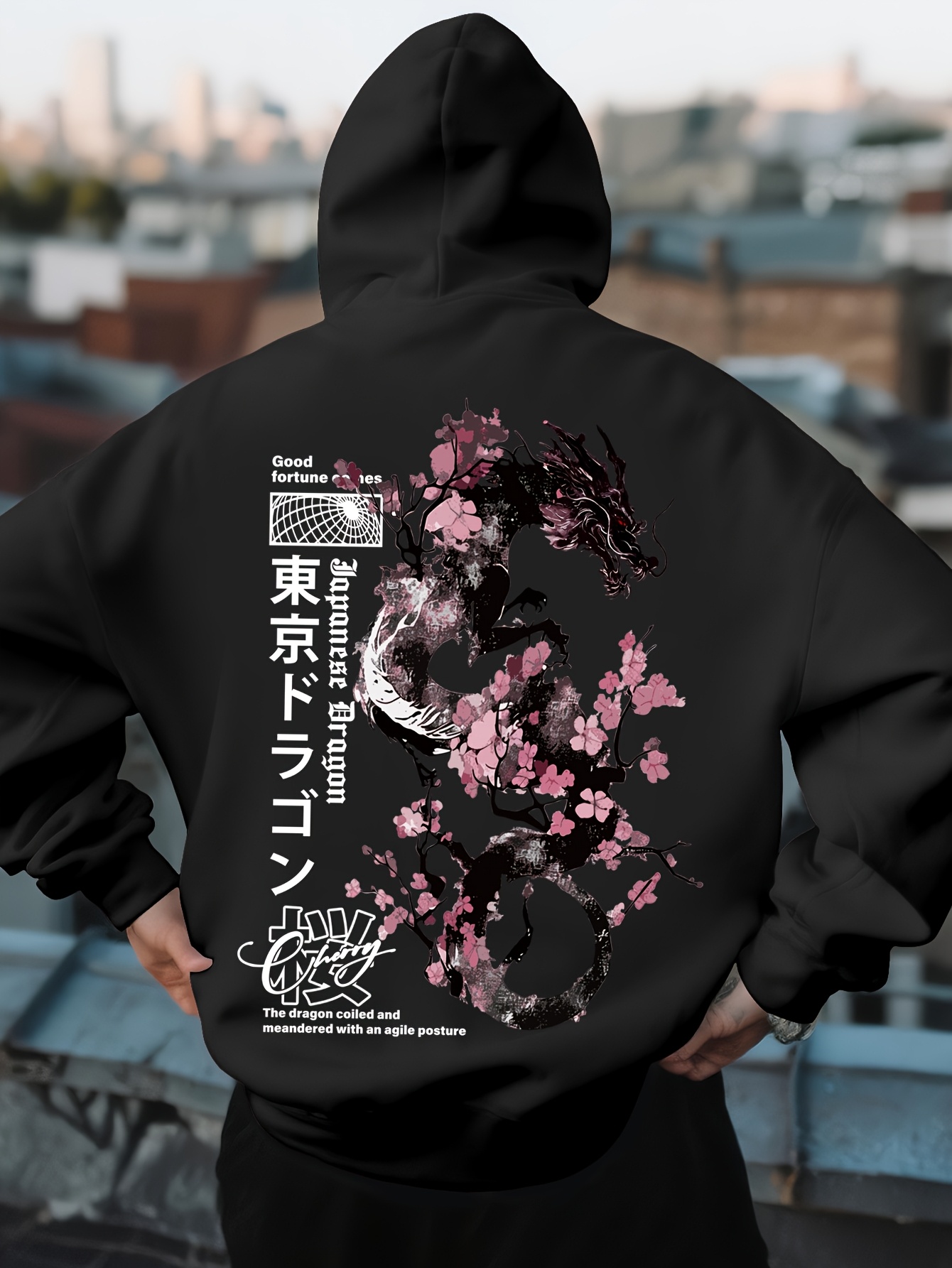 Street Fashion Asian - Sweat à capuche sport hip-hop pour