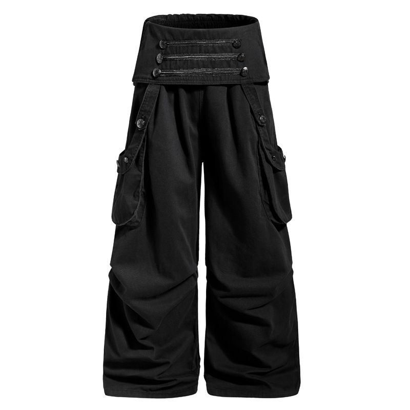 Cargo Pant Wide - Pantalon Cargo Homme Tendance Hip Hop