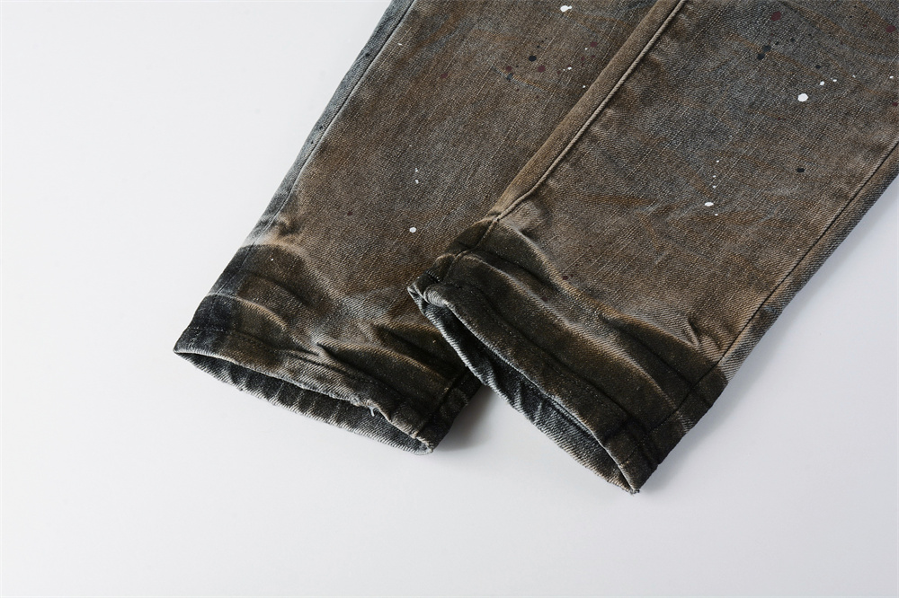 Jeans Homme Américains Tendanc - Distressed Jean Rip avis et prix