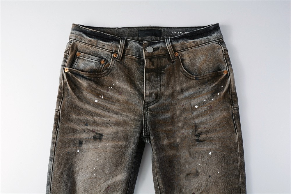 Jeans Homme Américains Tendanc - Distressed Jean Rip avis et prix