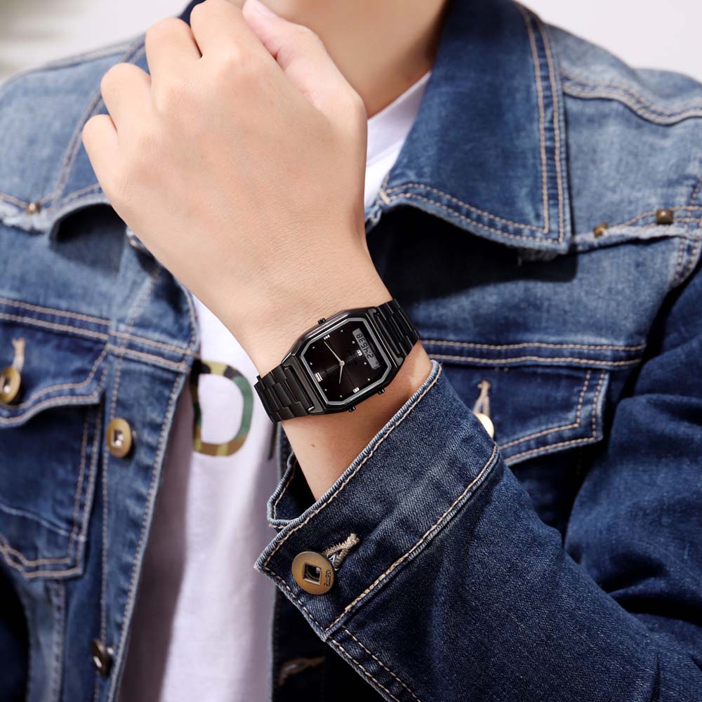 Montre numérique ultra-fine à  - Street Fashion Asian avis et prix