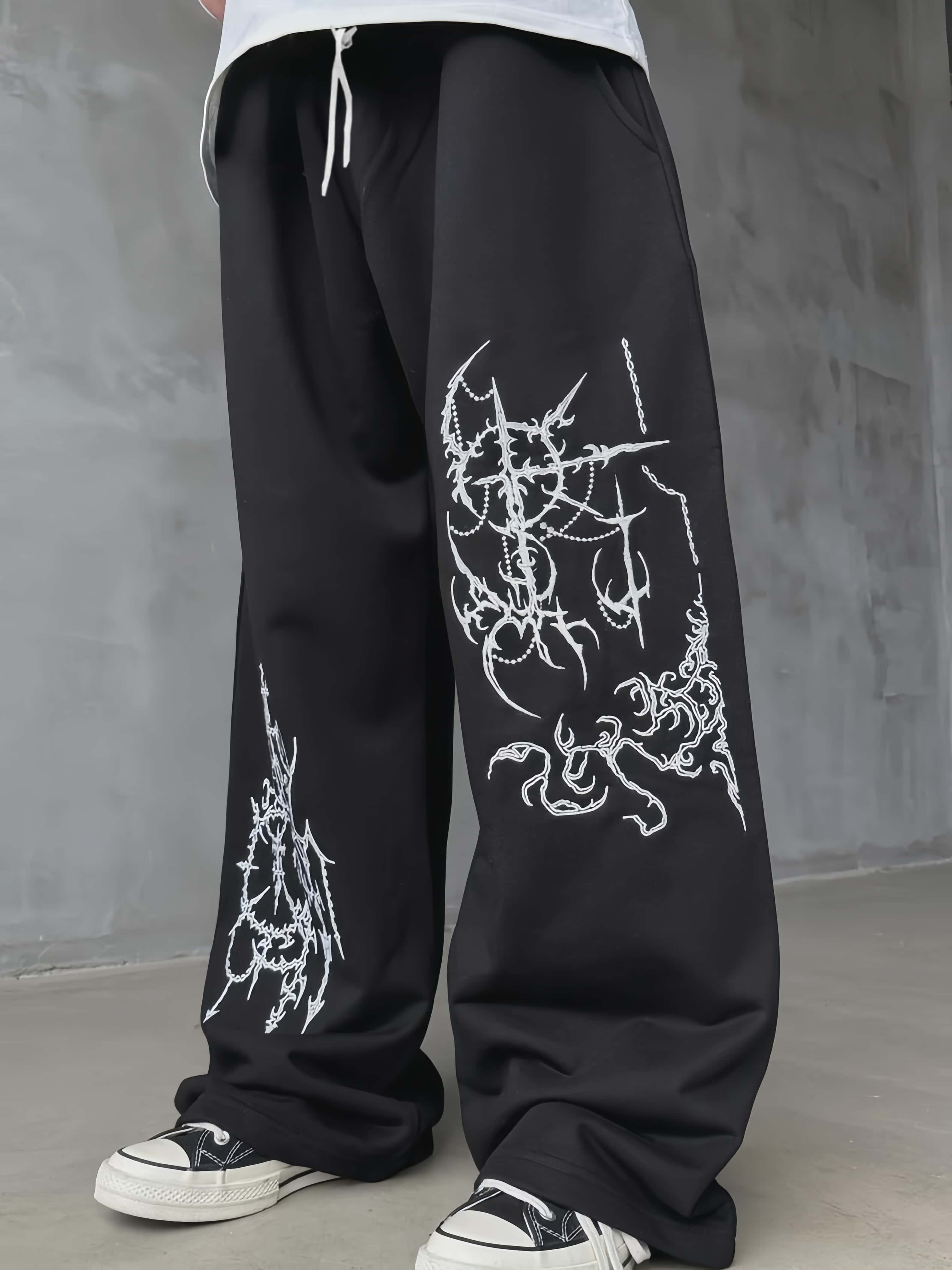 Pantalons larges décontractés  - Street Fashion Asian avis et prix