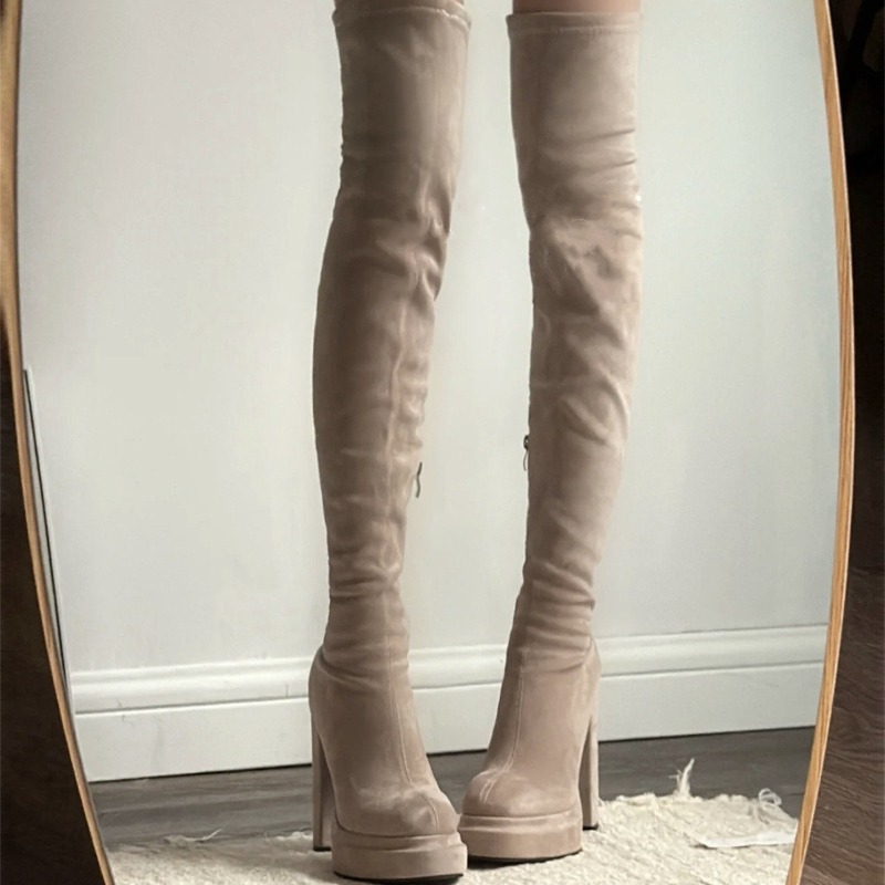 Bottes cuissardes sexy pour fe - Street Fashion Ladies avis et prix