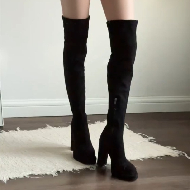 Bottes cuissardes sexy pour fe - Street Fashion Ladies avis et prix
