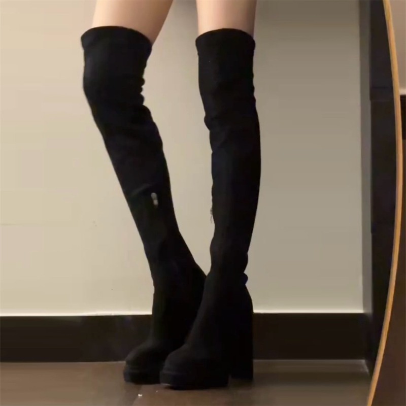 Bottes cuissardes sexy pour fe - Street Fashion Ladies avis et prix