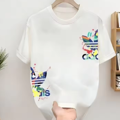 Nouveau t-shirt ample style st - Street Fashion Graffiti avis et prix