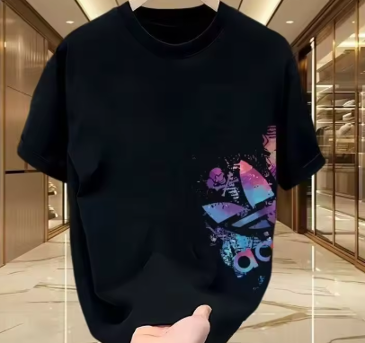 Nouveau t-shirt ample style st - Street Fashion Graffiti avis et prix