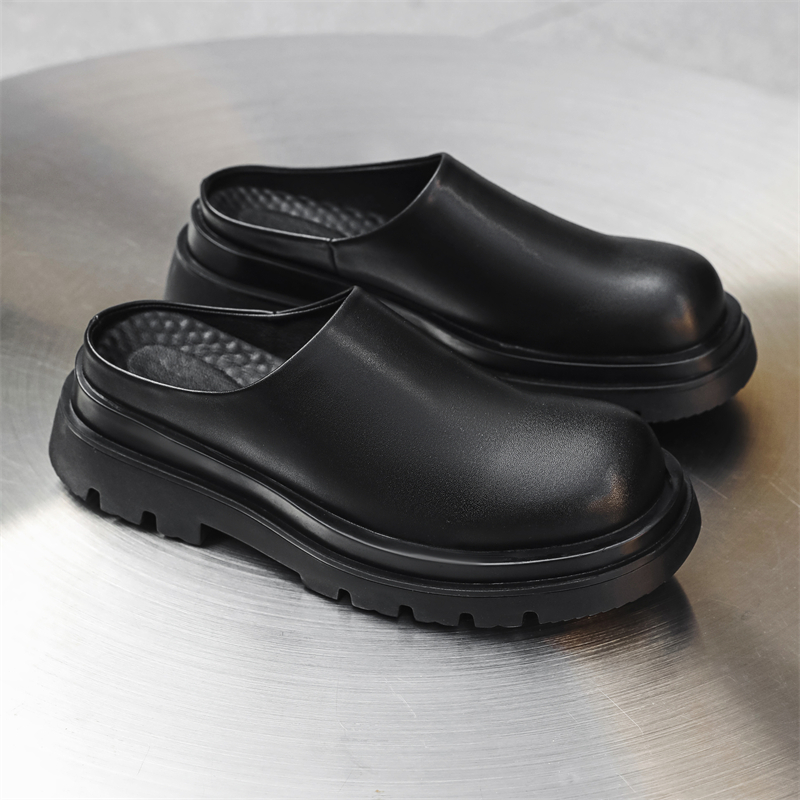 Nouvelles pantoufles Baotou po - Street Fashion High End avis et prix
