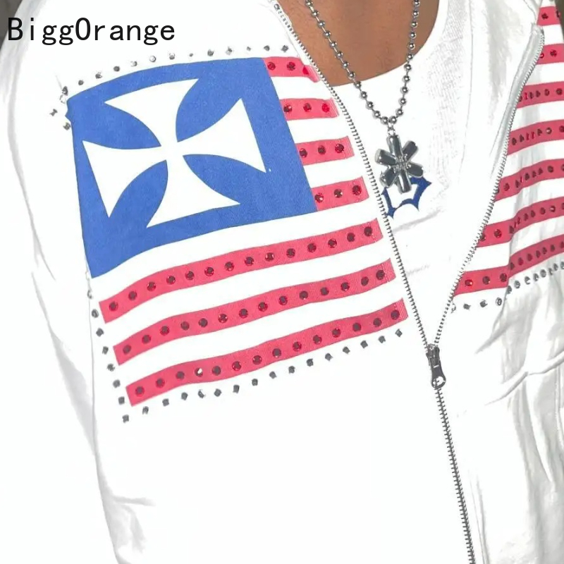 Sweat-shirt manteau strass bro - Street Fashion Elements avis et prix