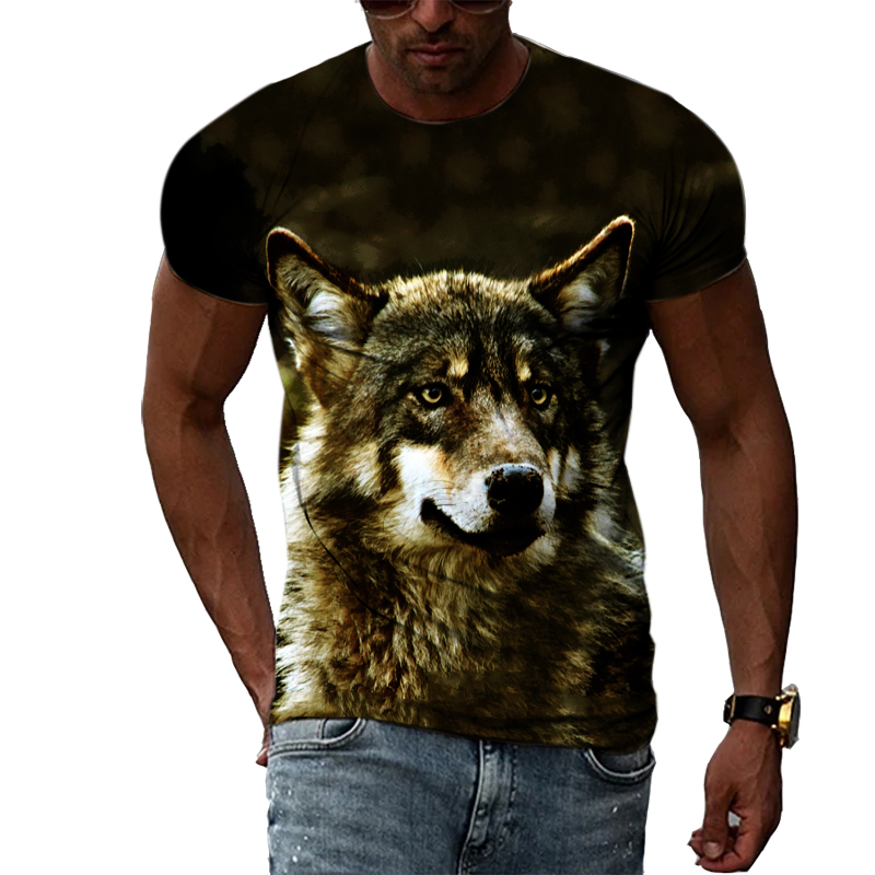 T-shirt imprimé Animal pour ho - Street Fashion Elements avis et prix