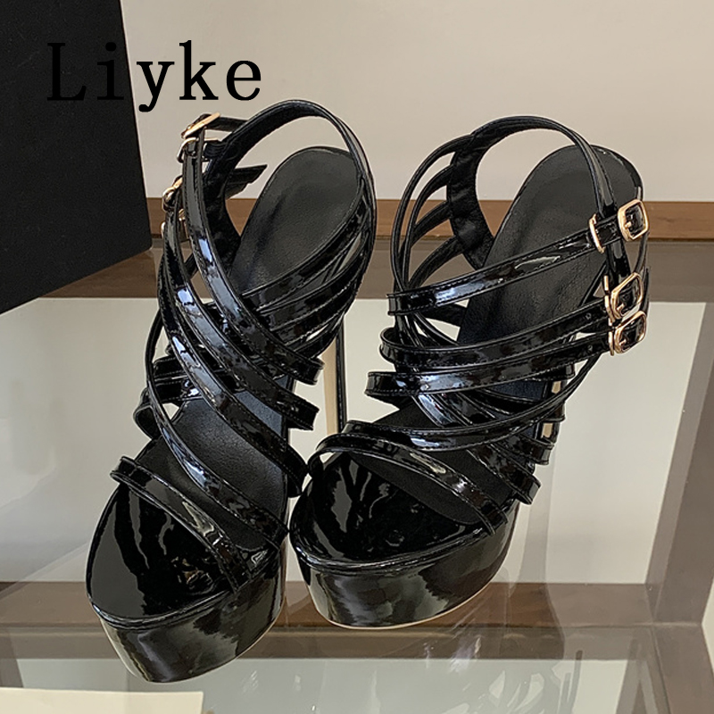Sandales Liyke d'été à talons  - Street Fashion Ladies avis et prix